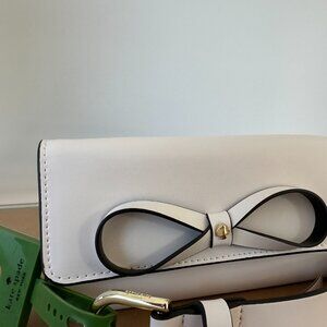 Kate Spade Women's L/XL Leather Bone White Belt Bag Handbag $98